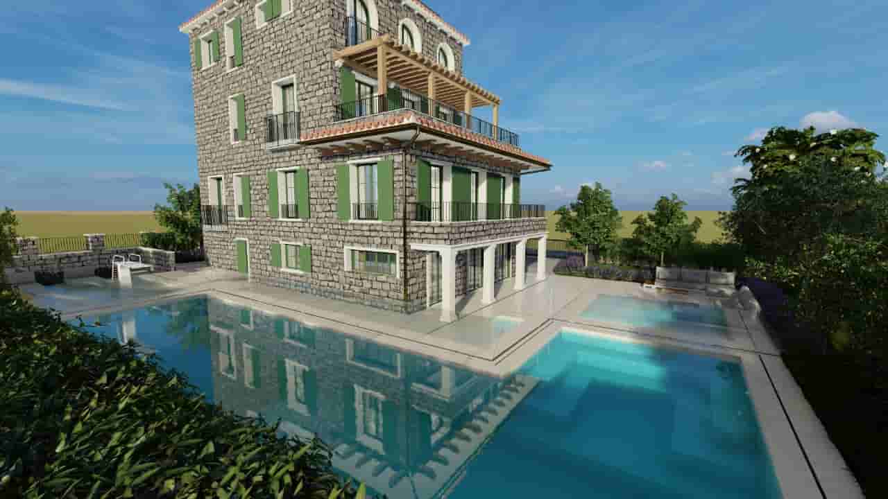 Stone Villa with Pool in Seljanovo