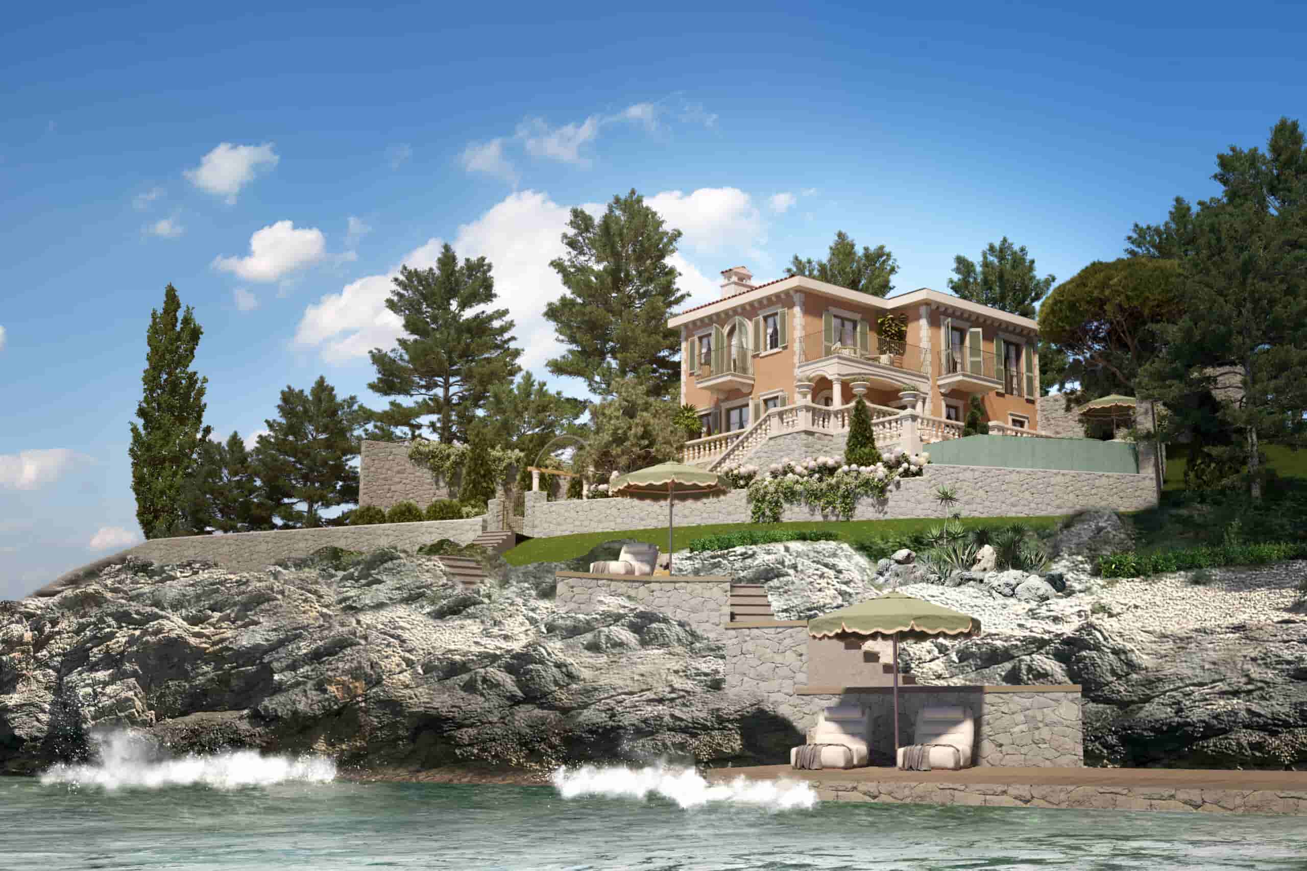 Prestigious Villa with private beach and pool