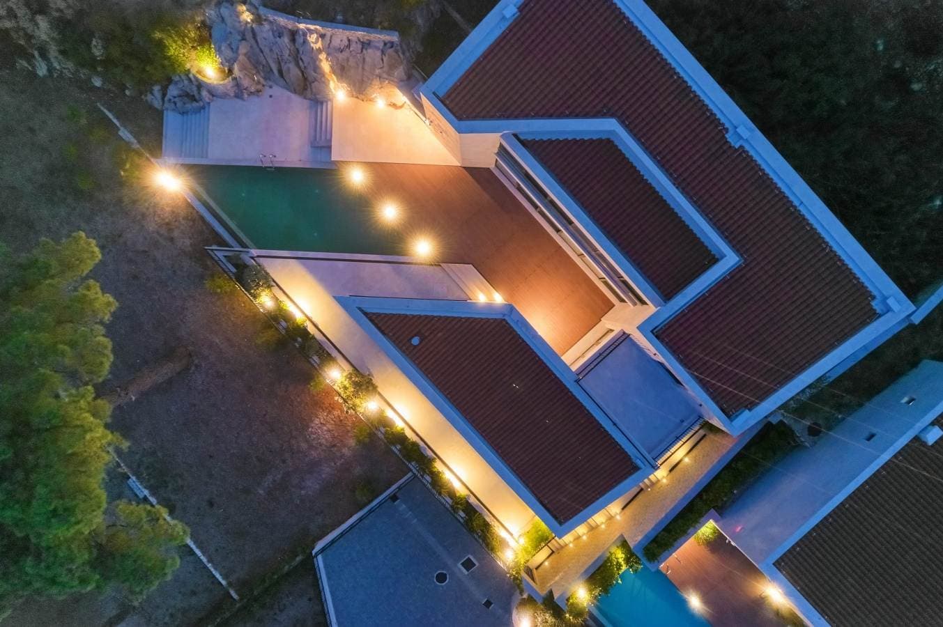 An exceptional Mediterranean villa, with panoramic view across Kotor Bay