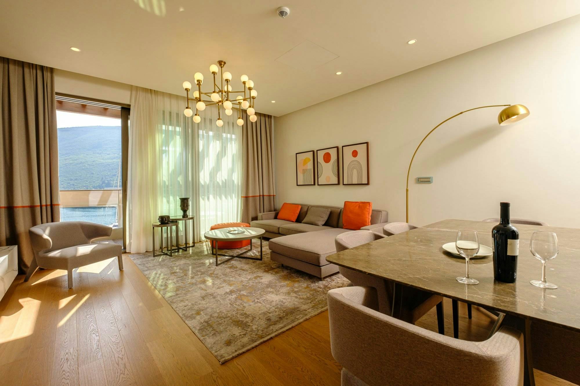 Modern two-bedrooms apartment at Marina residence, Portonovi