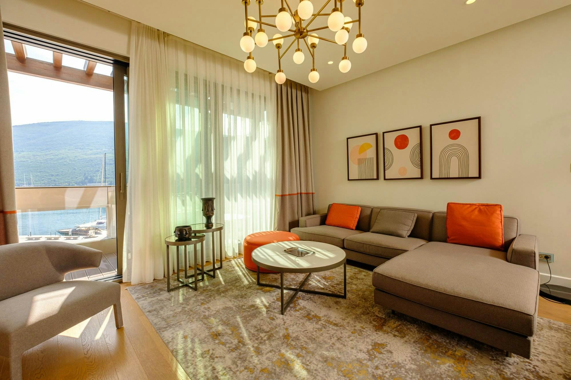 Modern two-bedrooms apartment at Marina residence, Portonovi