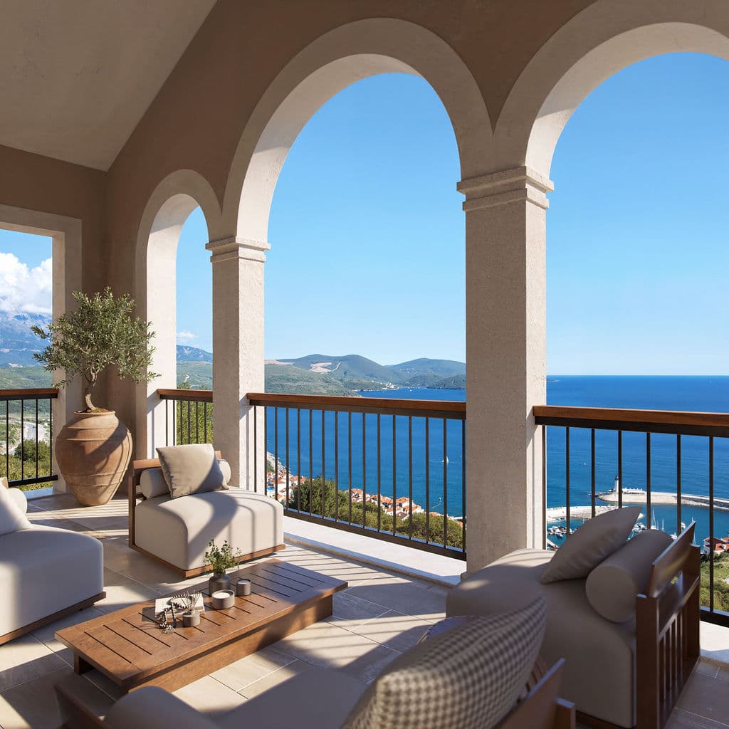 Three-bedroom apartment at Horizon Residences in Luštica Bay