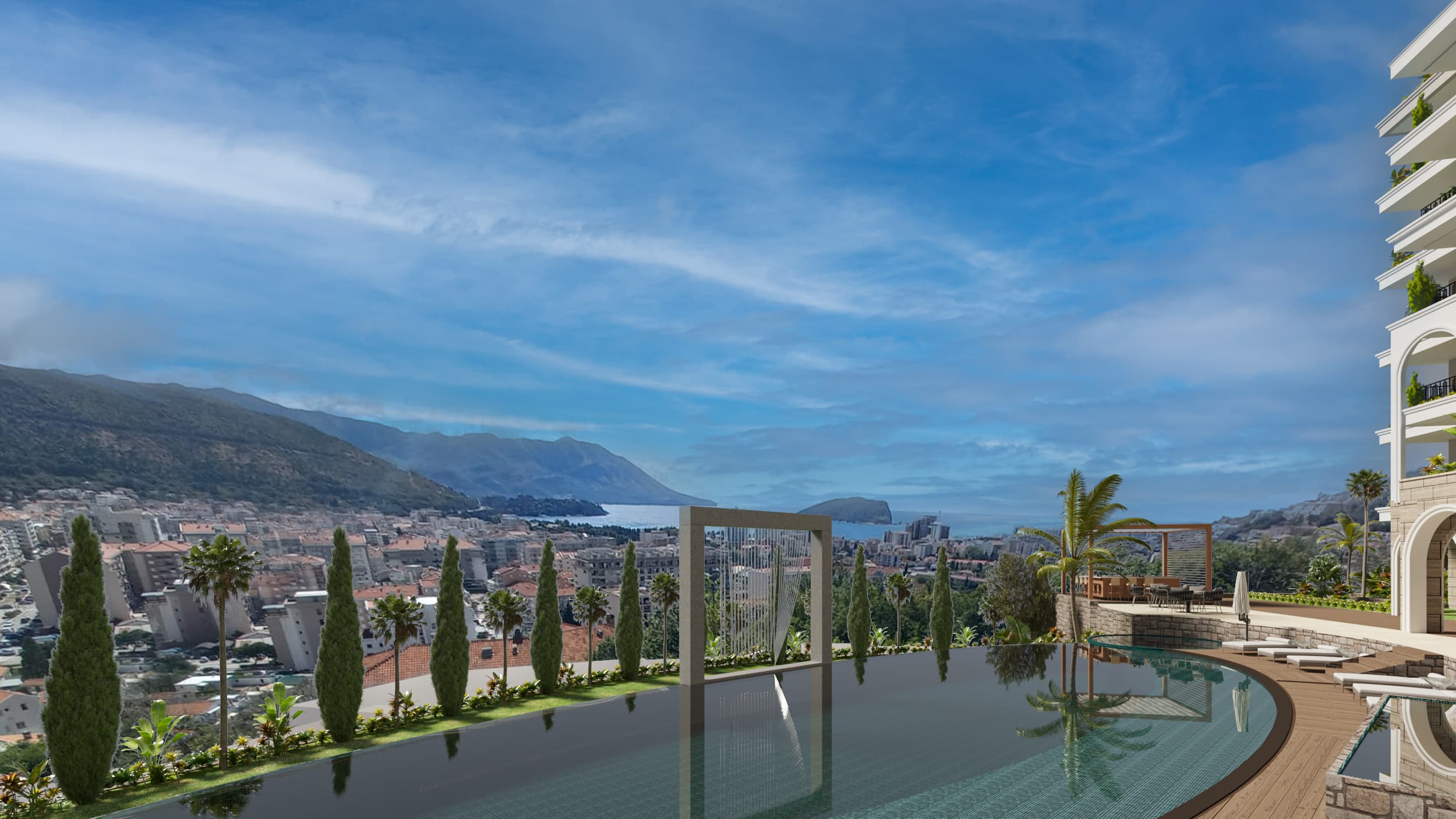 Two Bedroom Seaview Residential Unit in a luxury resort and spa in Budva