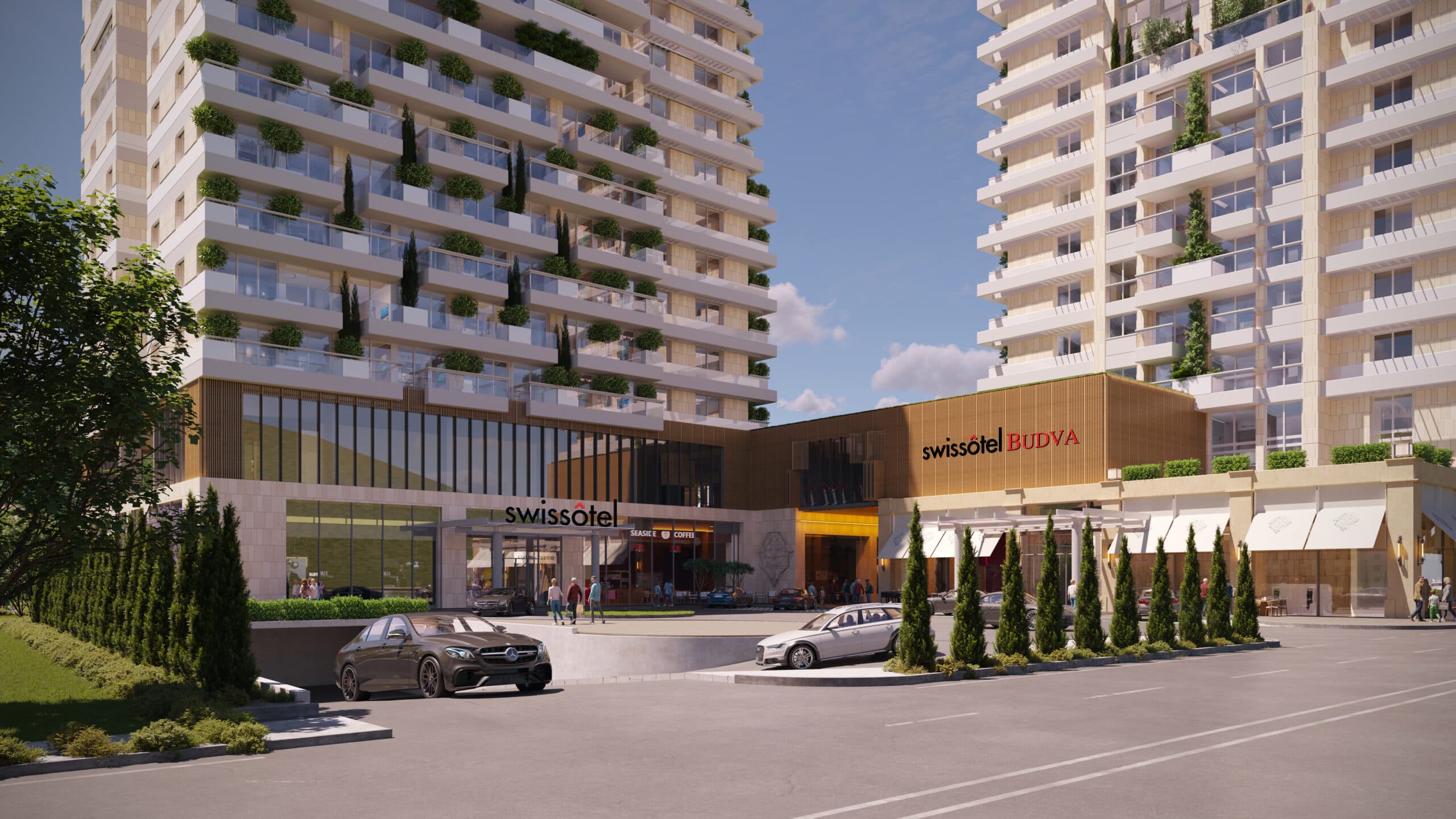 Luksuzni Penthaus u hotelskom kompleksu sa 5* na samoj obali mora u Budvi