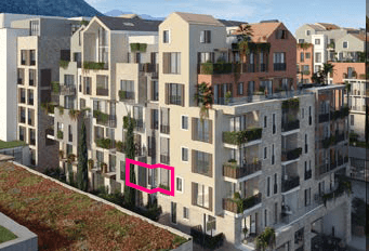 Cтудия в здании Mistral, Boka Place