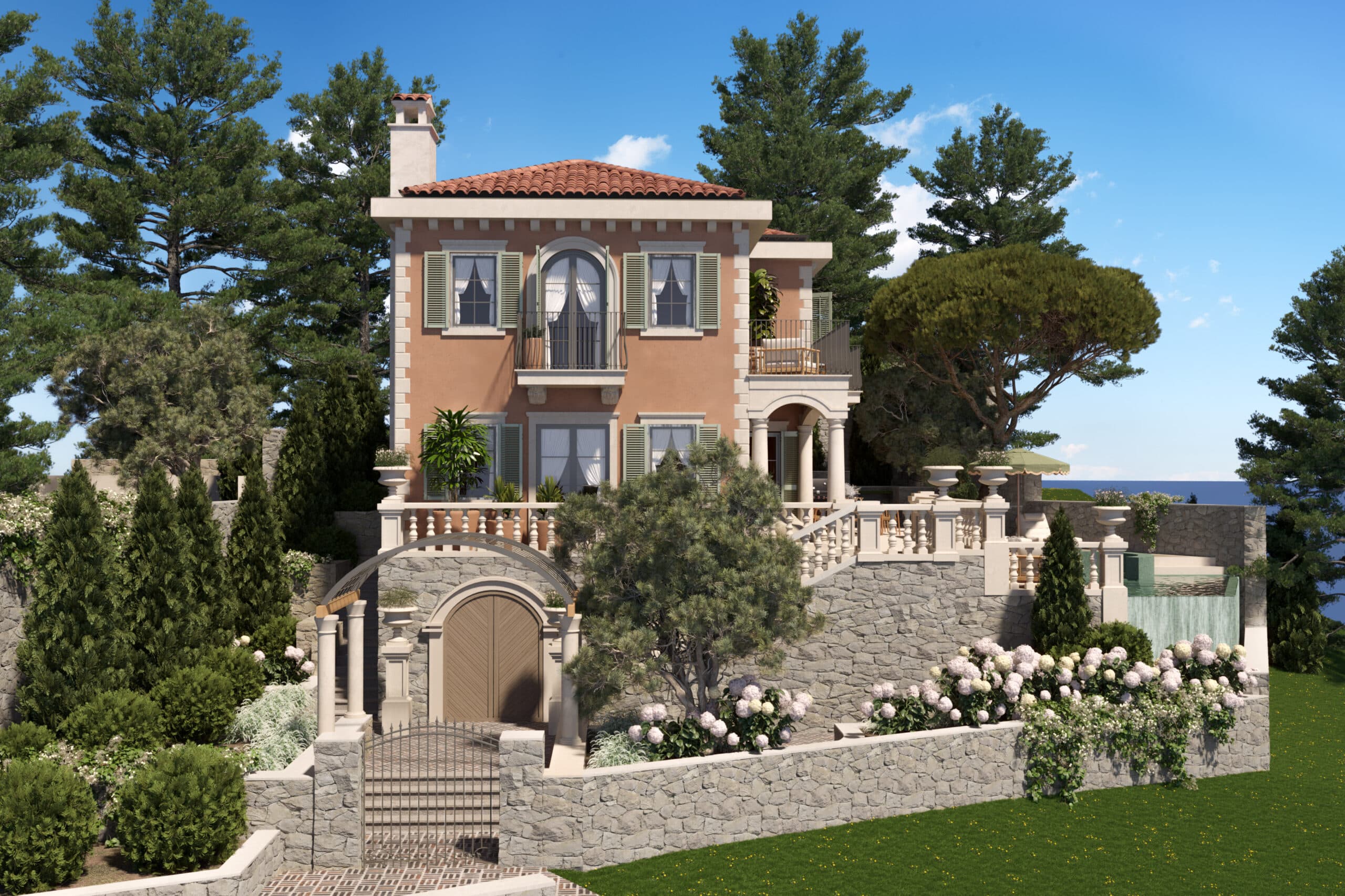Prestigious Villa with private beach and pool
