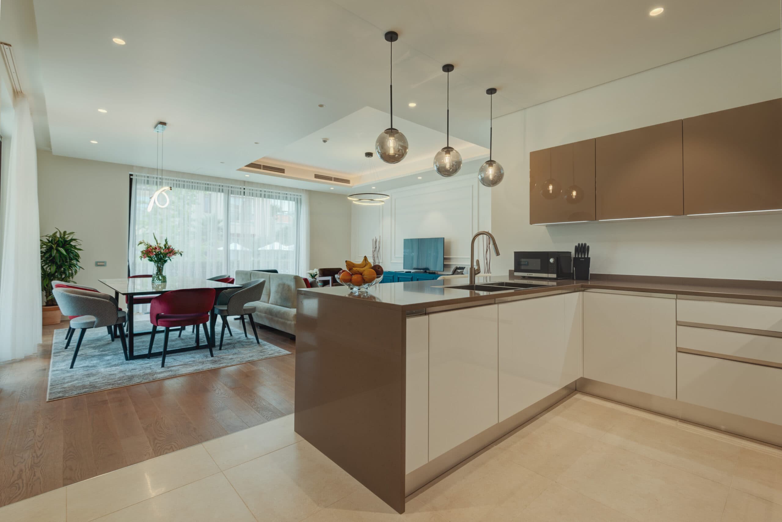 Spacious three-bedroom apartment in Village Residence