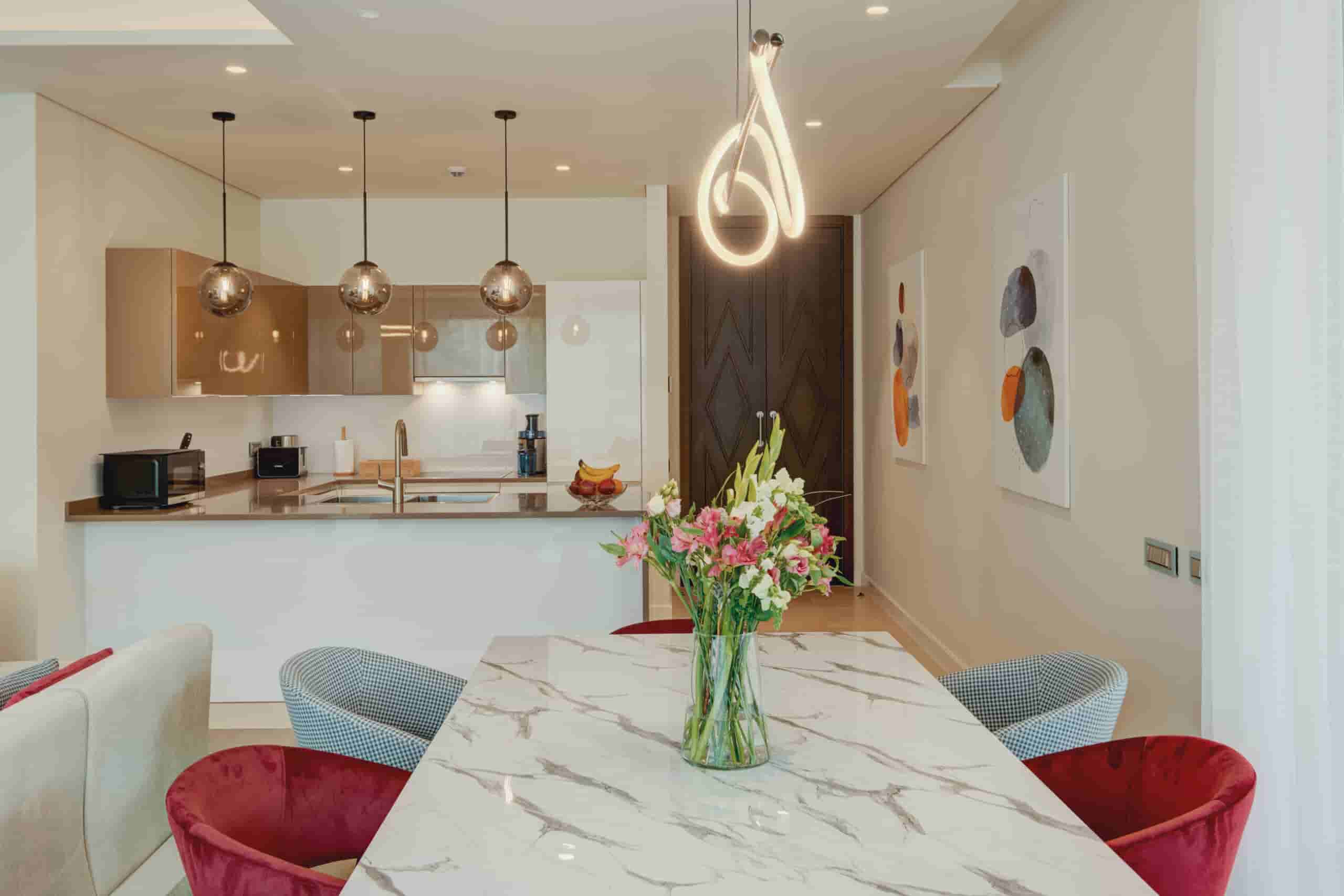 Spacious three-bedroom apartment in Village Residence