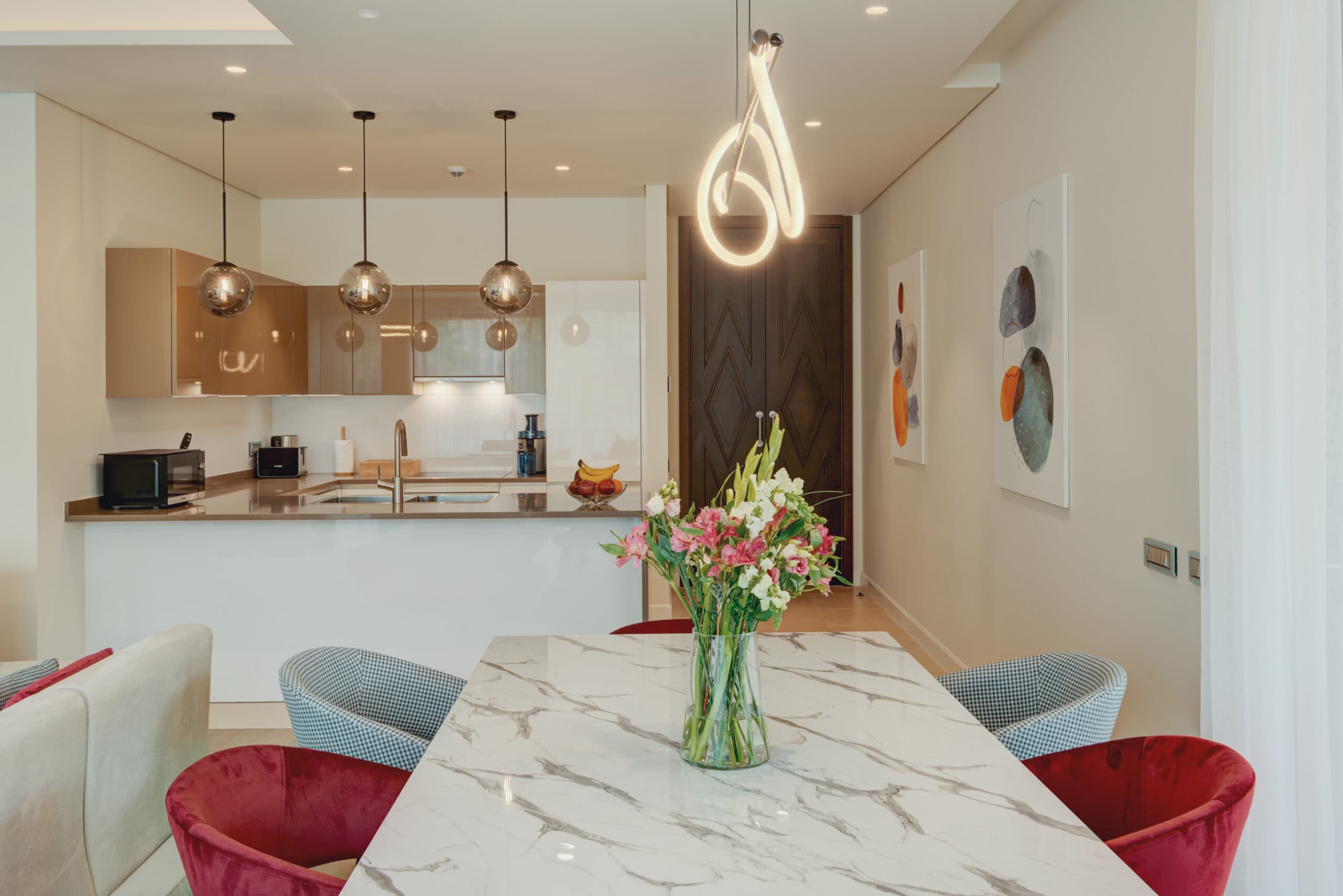 Spacious three-bedroom apartment in Village Residence